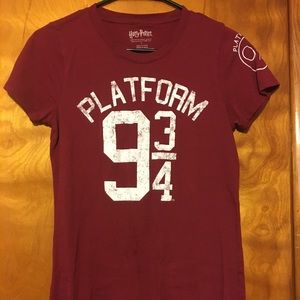 Burgundy Harry Potter Tee